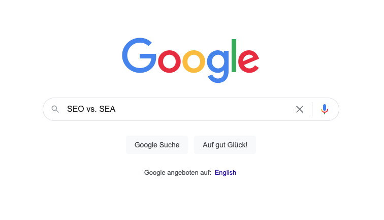 SEO vs. SEA Google